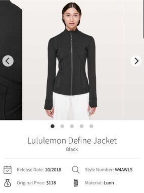 Lululemon Define Jacket, Black (Luon)
